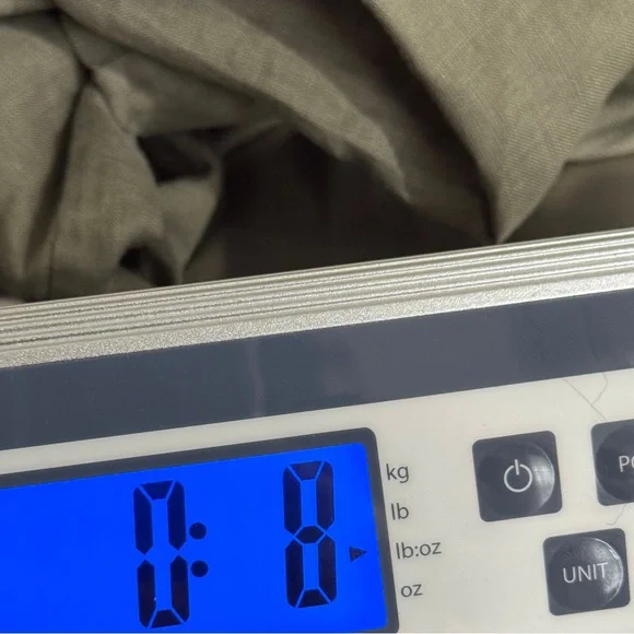 Rachael Harrah MEDIUM Olive Green 100% Linen Wrap Dress USA Made - Picture 9 of 9